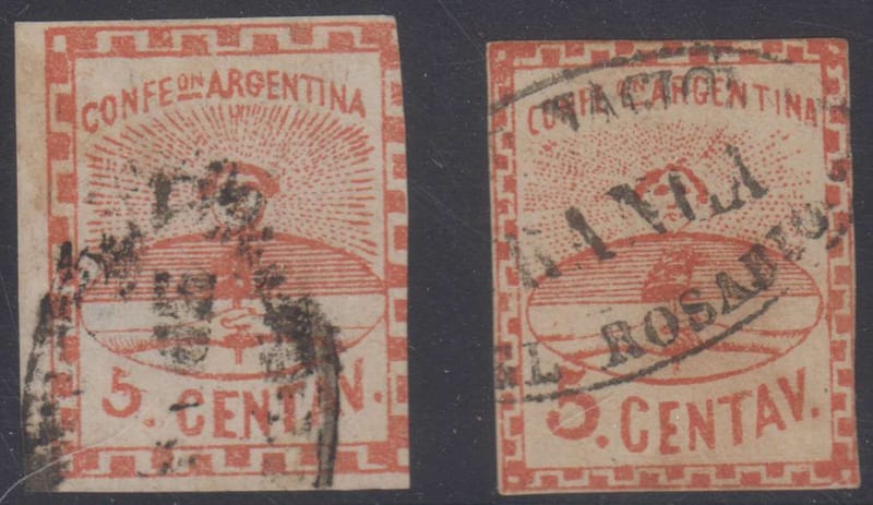 Argentina 1858 — Confederation