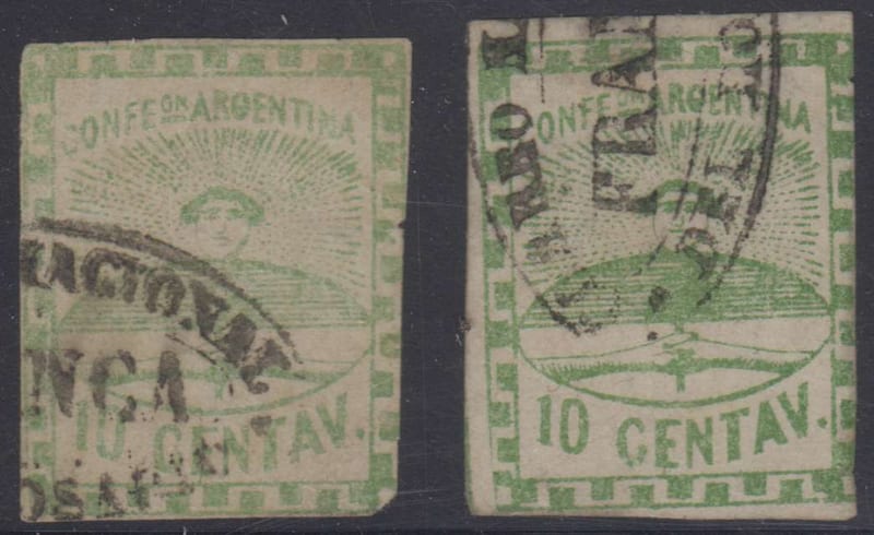 Argentina 1858 — Confederation