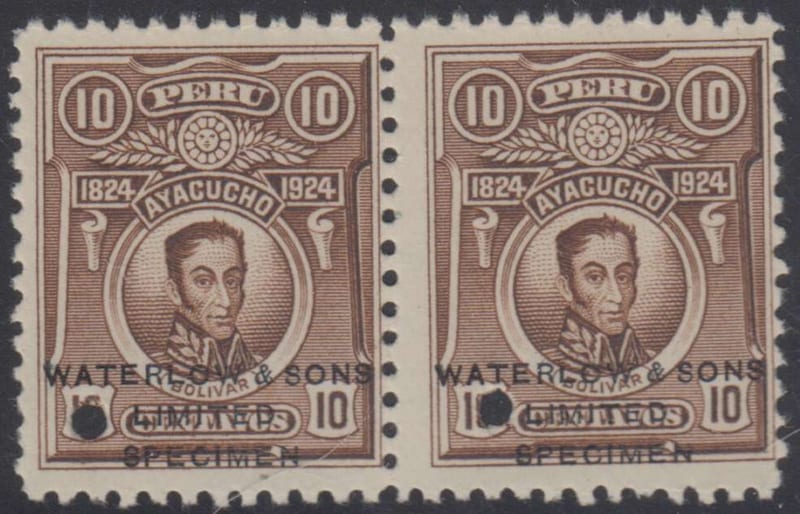 Peru 1924 — Bolivar