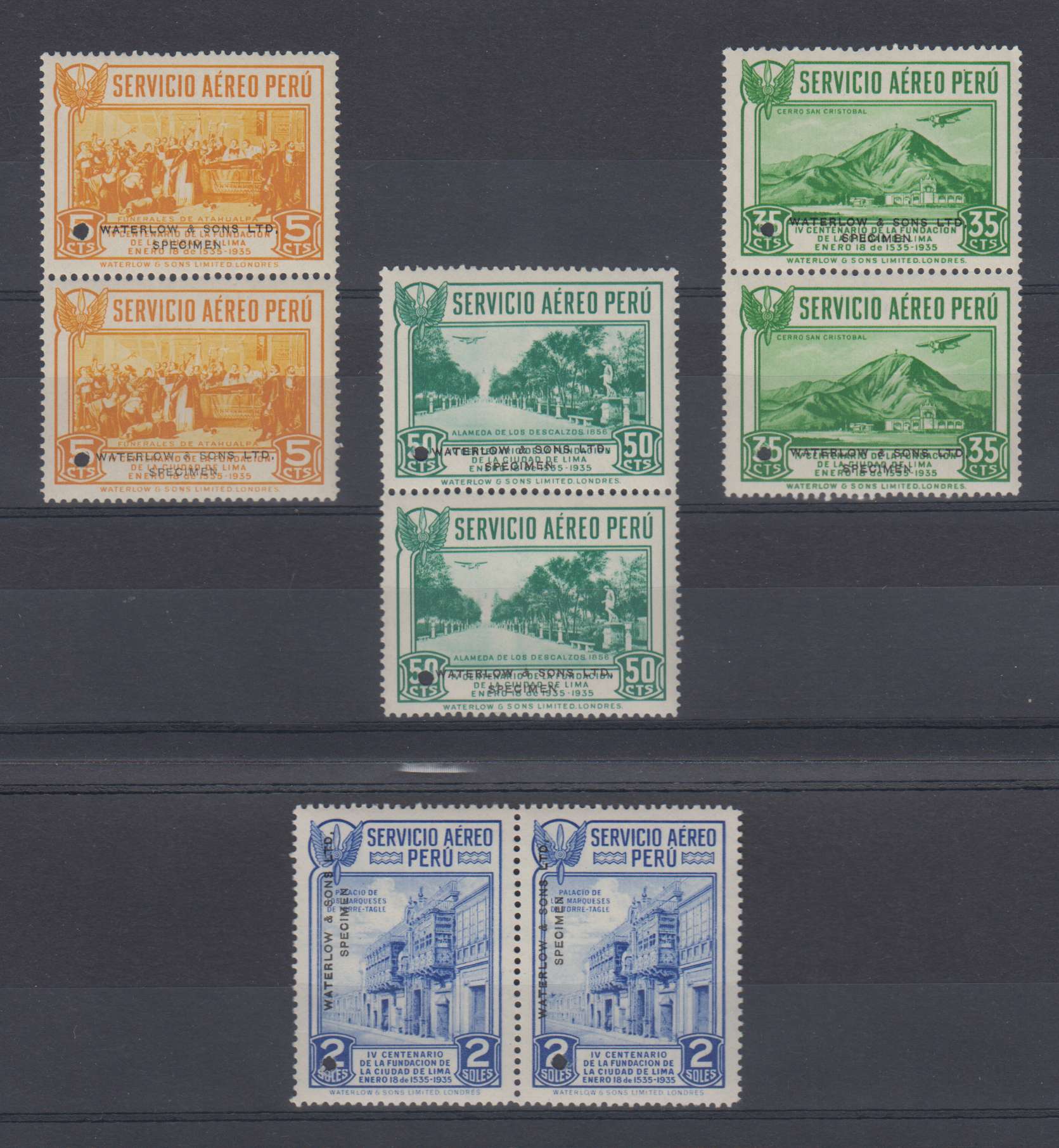 Peru 1935 — airpost issue