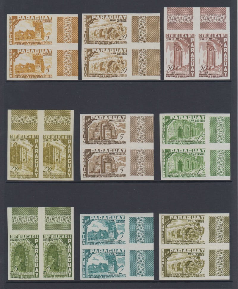 Paraguay 1955 — Scott 491-497 & C225-c232