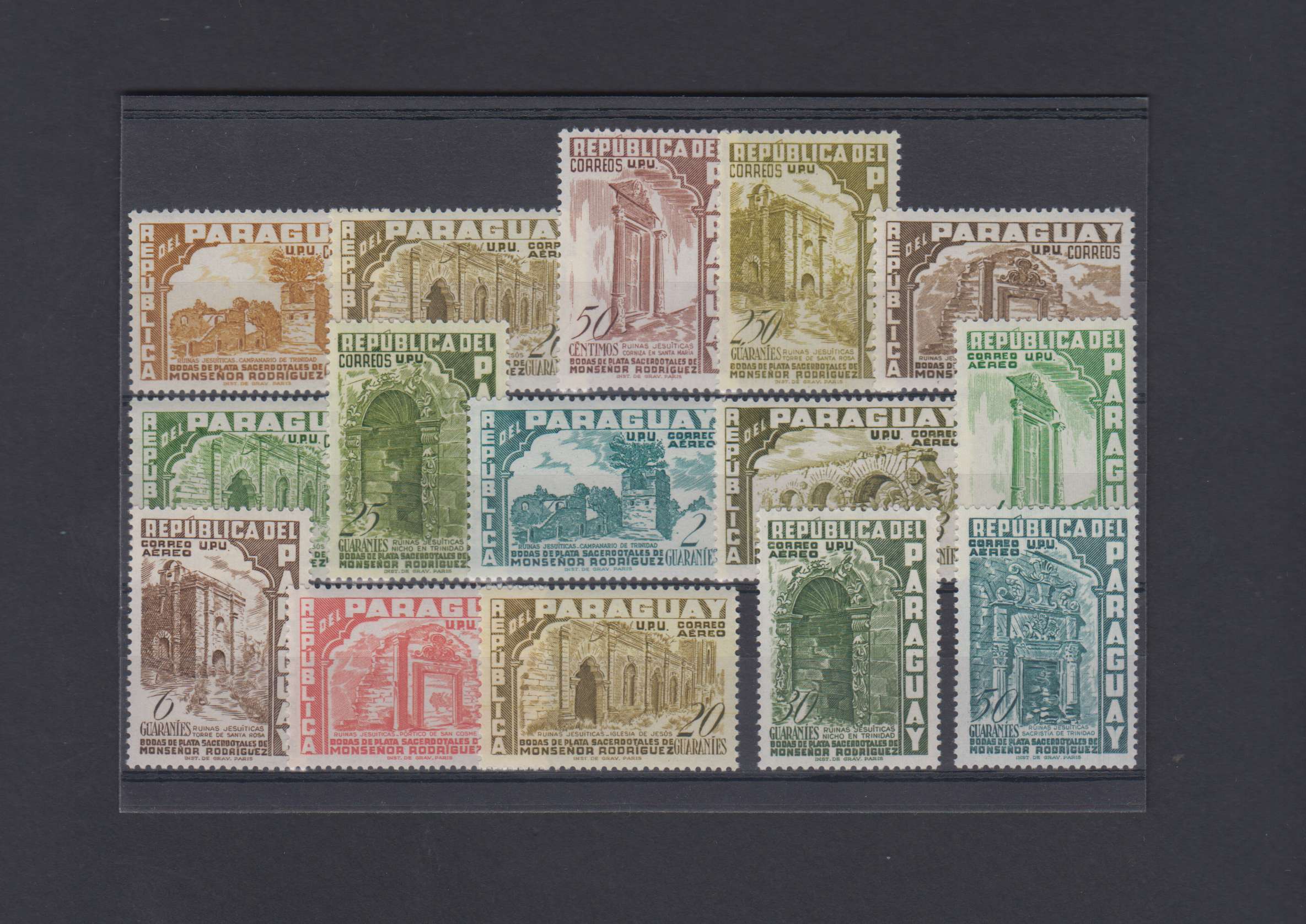 Paraguay 1955 — Scott 491-497 & C225-c232