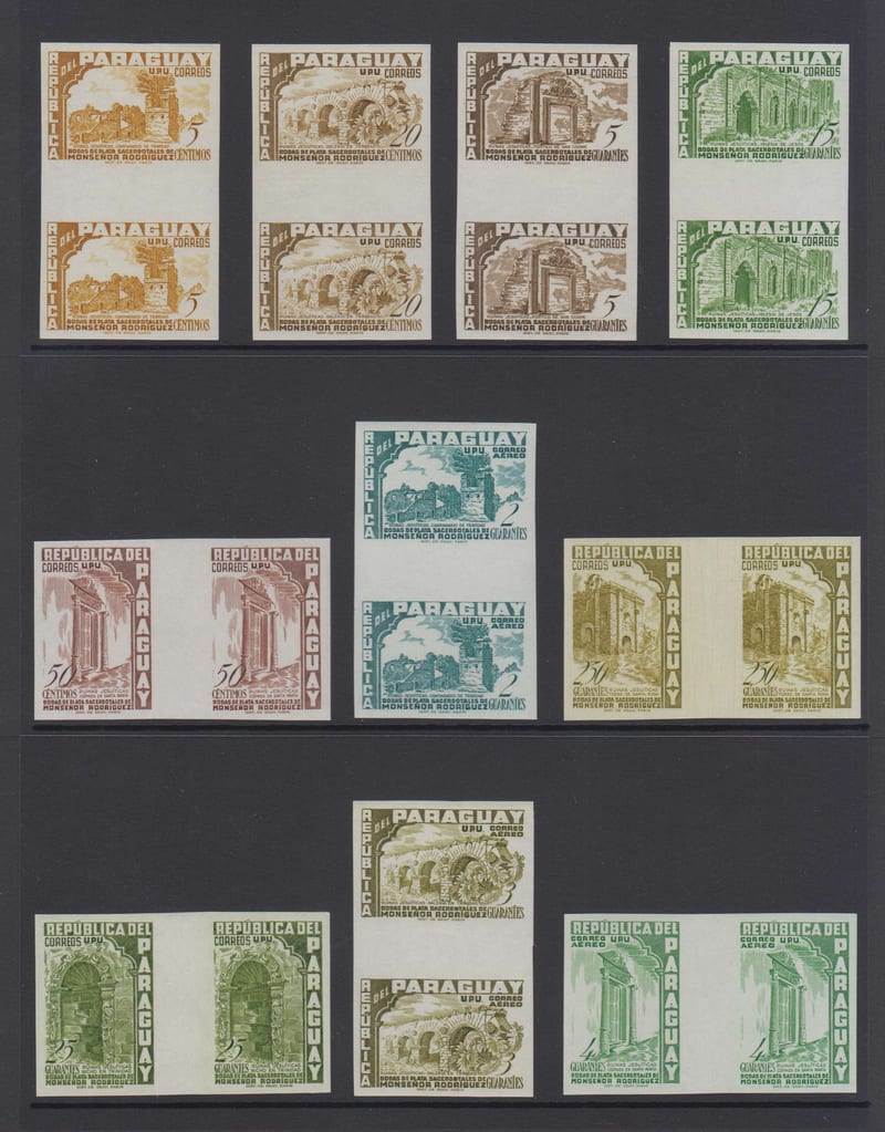 Paraguay 1955 — Scott 491-497 & C225-c232