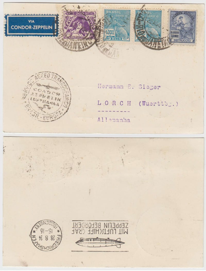 Brazil 1934 — Aug 22