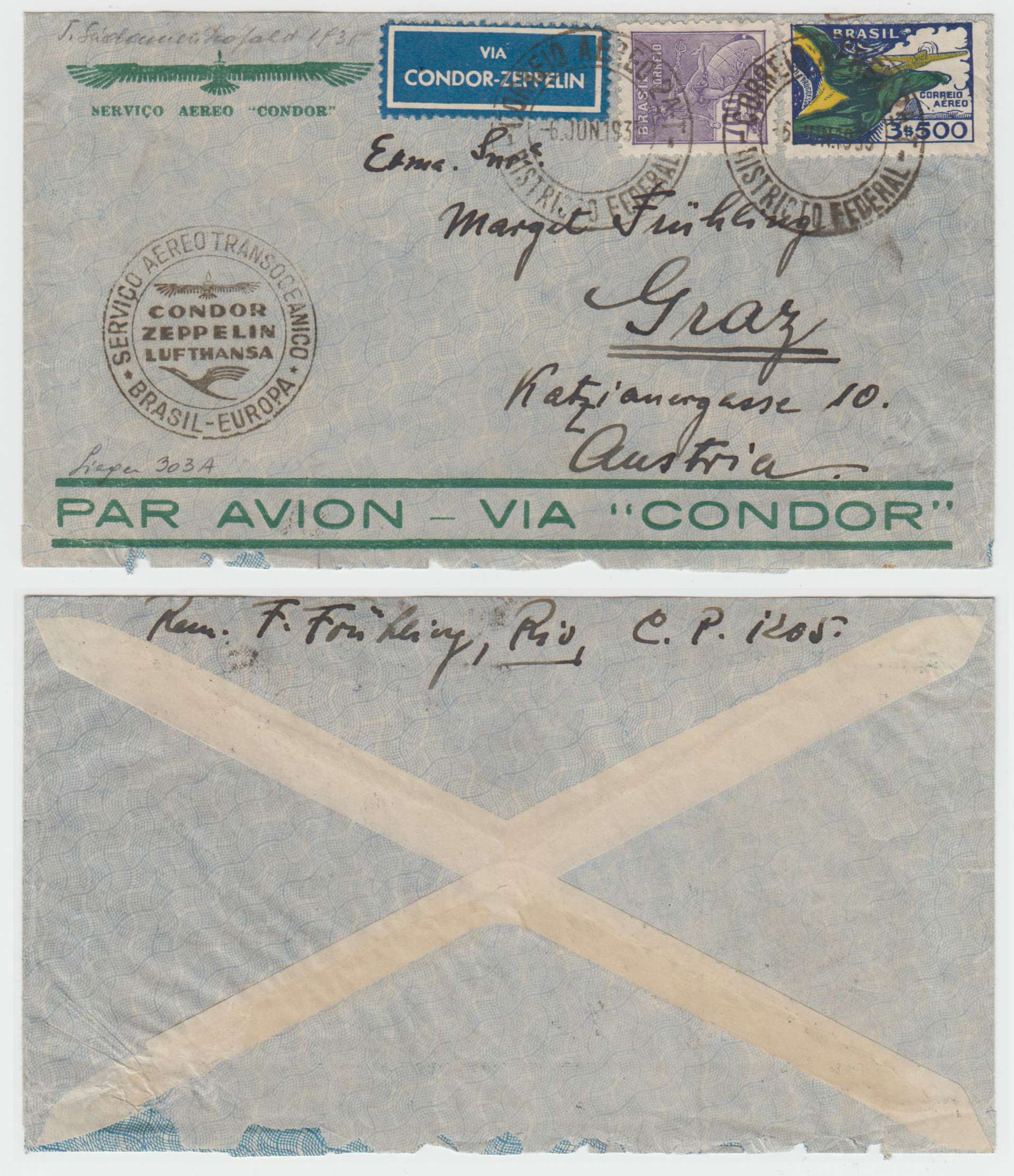 Brazil 1935 — June 6
