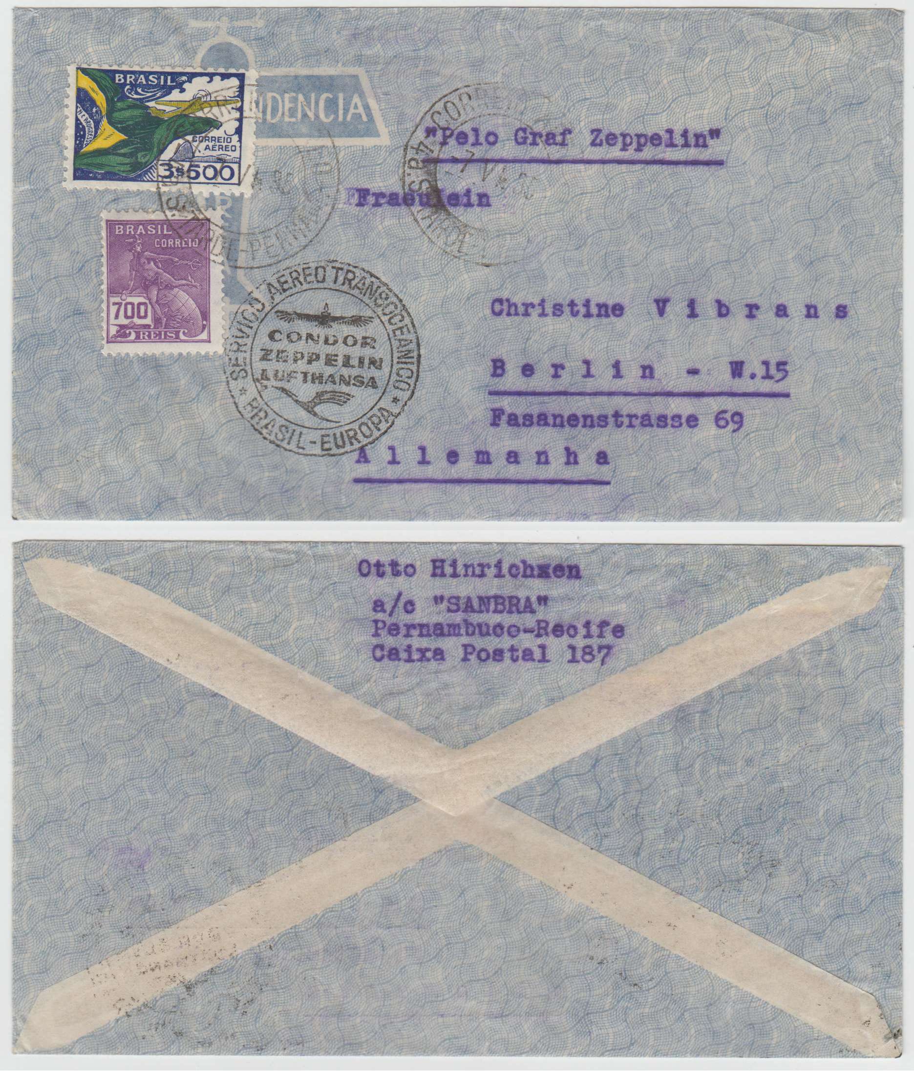 Brazil 1936 — July 7