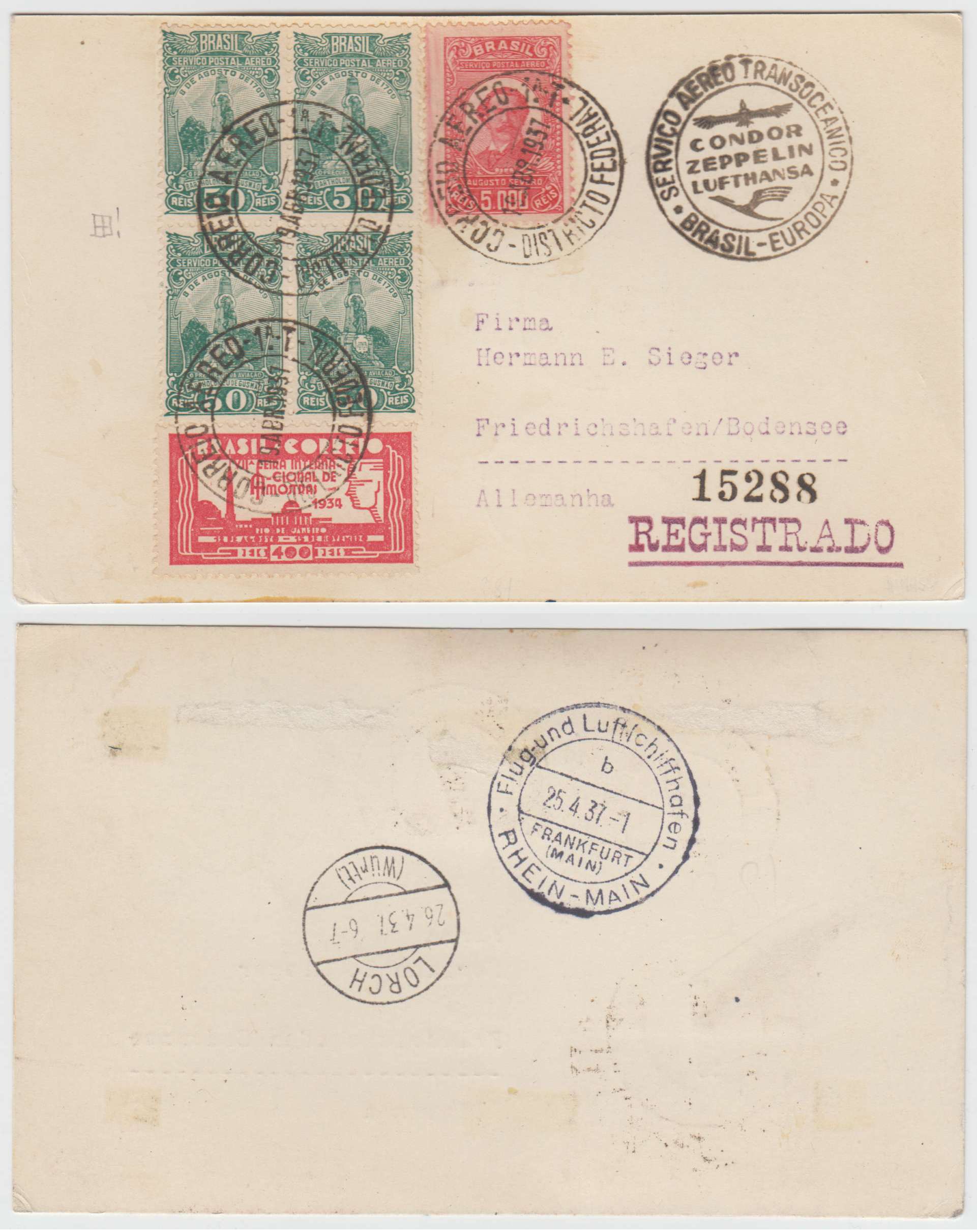 Brazil 1937 — April 17