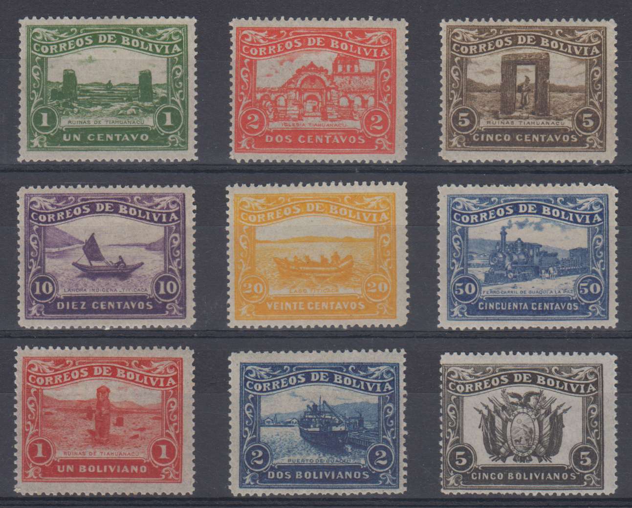 Bolivia 1914 — Guaqui-La Paz railroad unissued