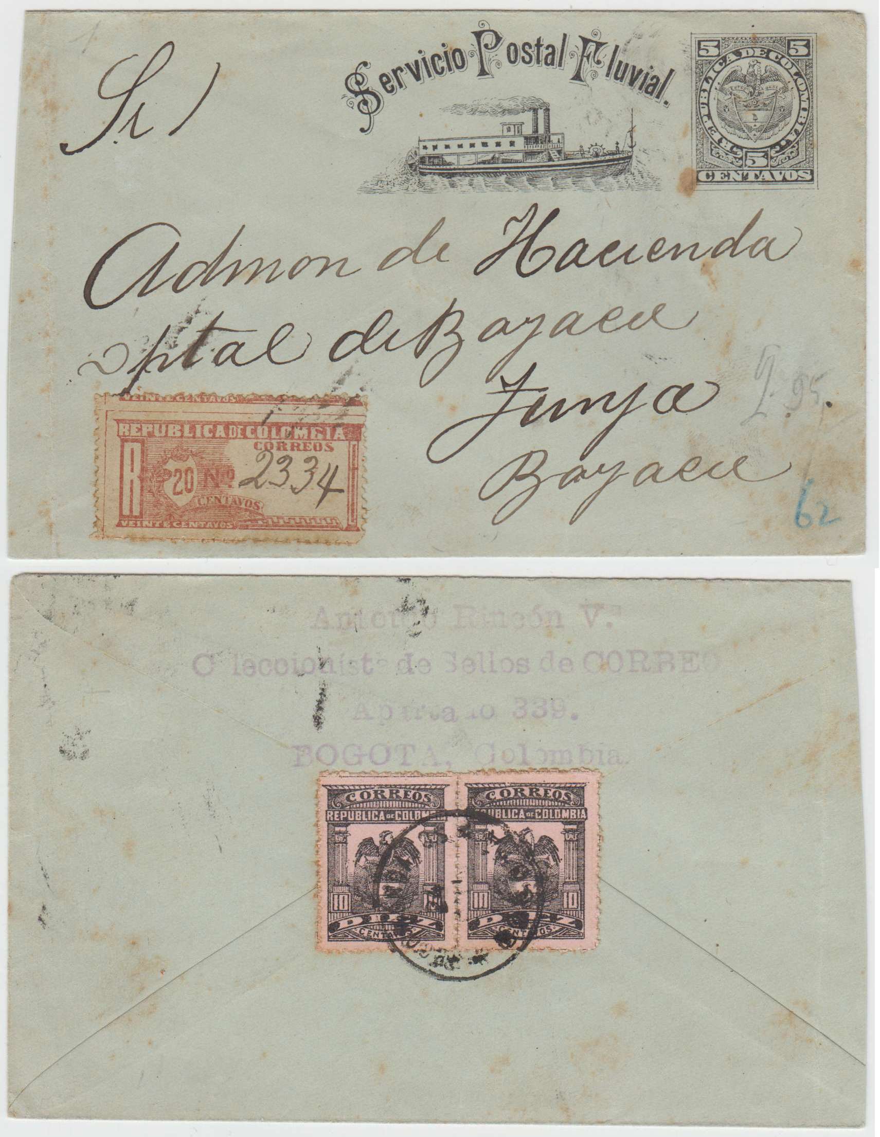 Colombia 1903 — Envelope