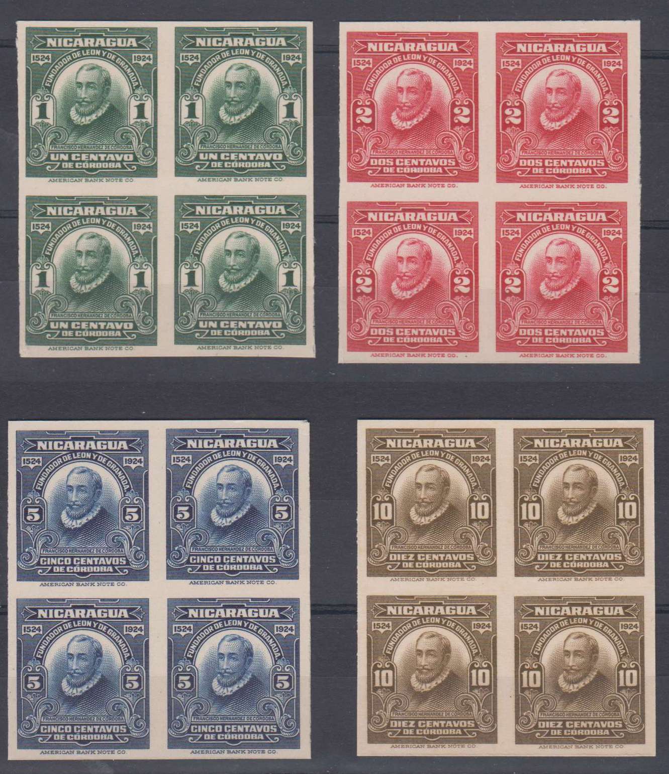 Nicaragua 1924 — Cordoba issue