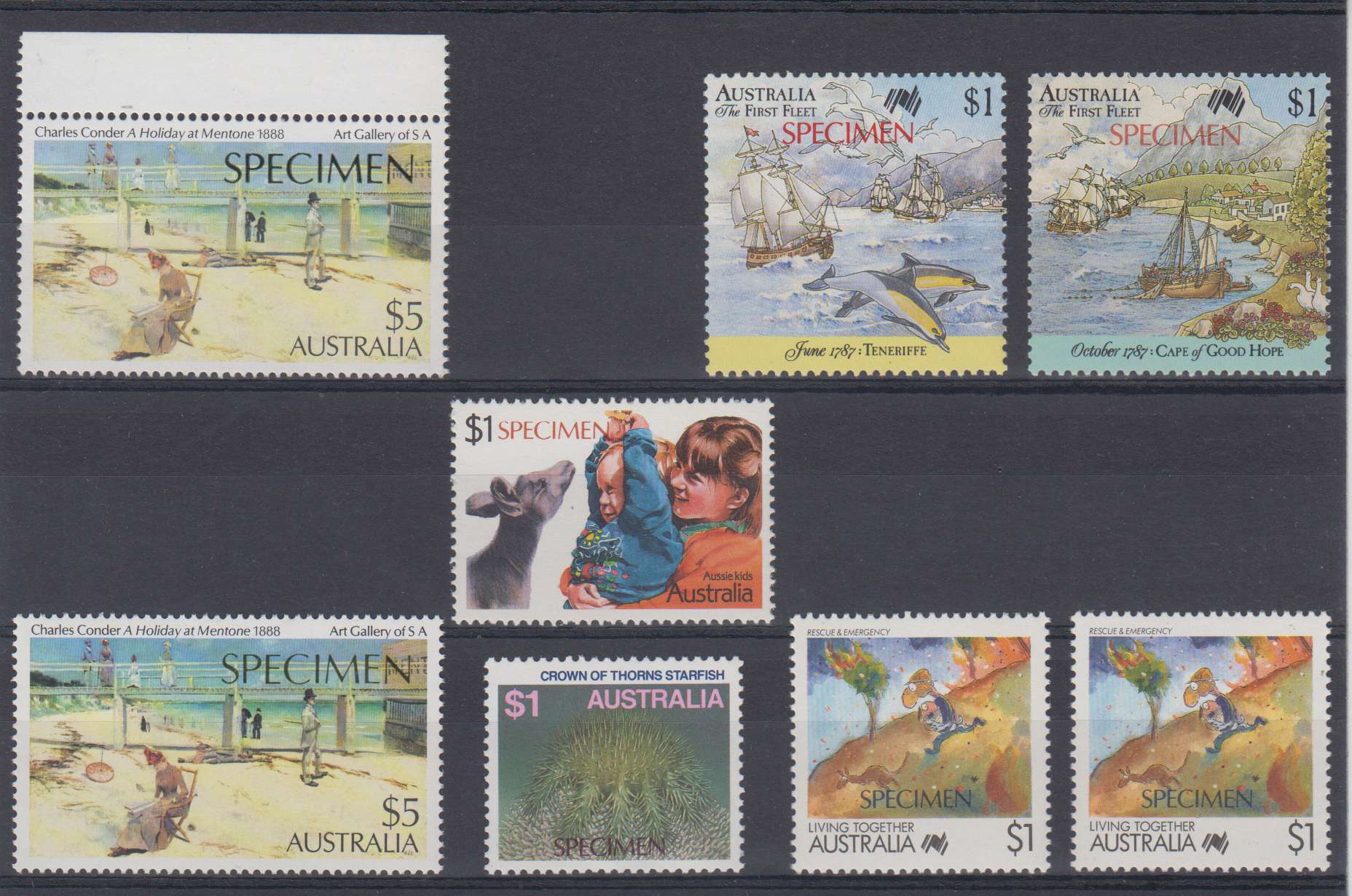Australia 1970 — Scott 578, 1078 & others