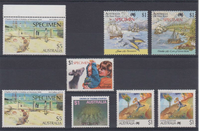 Australia 1970 — Scott 578, 1078 & others