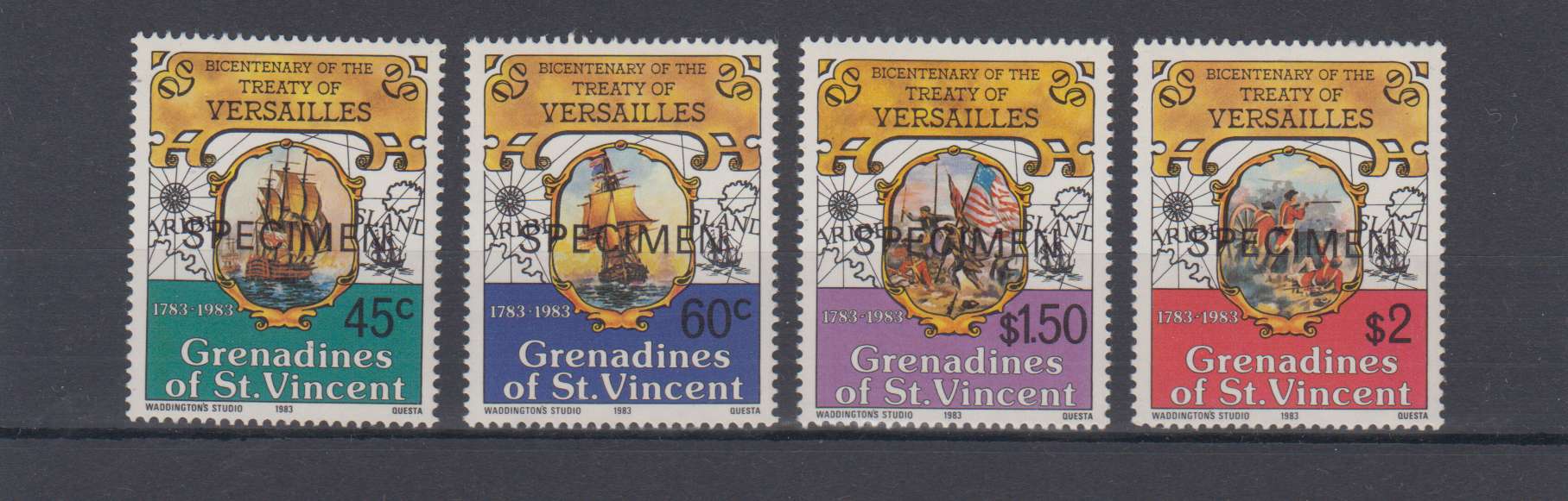 Grenadines of St Vincent 1974 — Scott 33 thru 514 not complete
