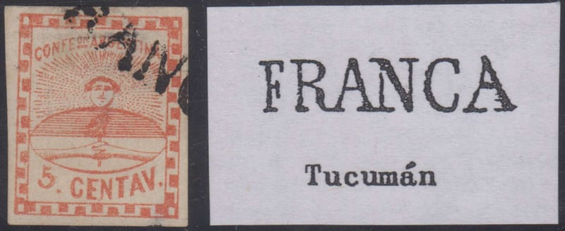 Argentina 1858 — Confederation