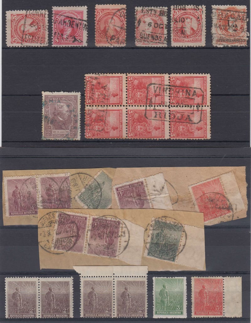 Argentina 1888 — Cancels + Odds & Ends