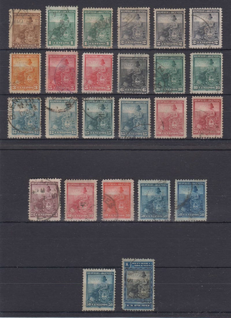 Argentina 1899 — Liberty seated