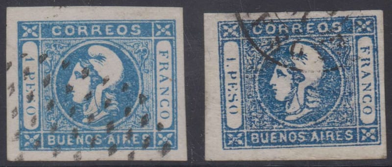 Argentina 1859 — Liberty Head