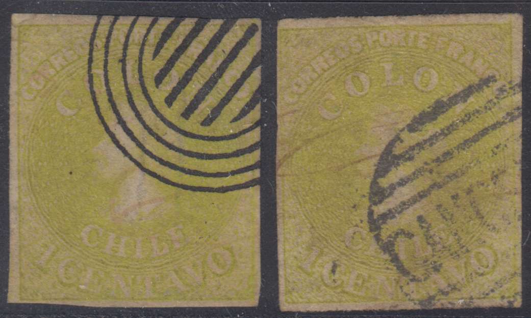 Chile 1862 — Columbus