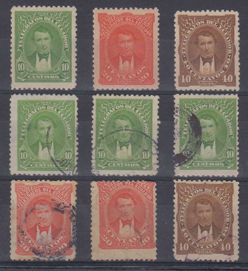 Ecuador 1894 — Telegraph