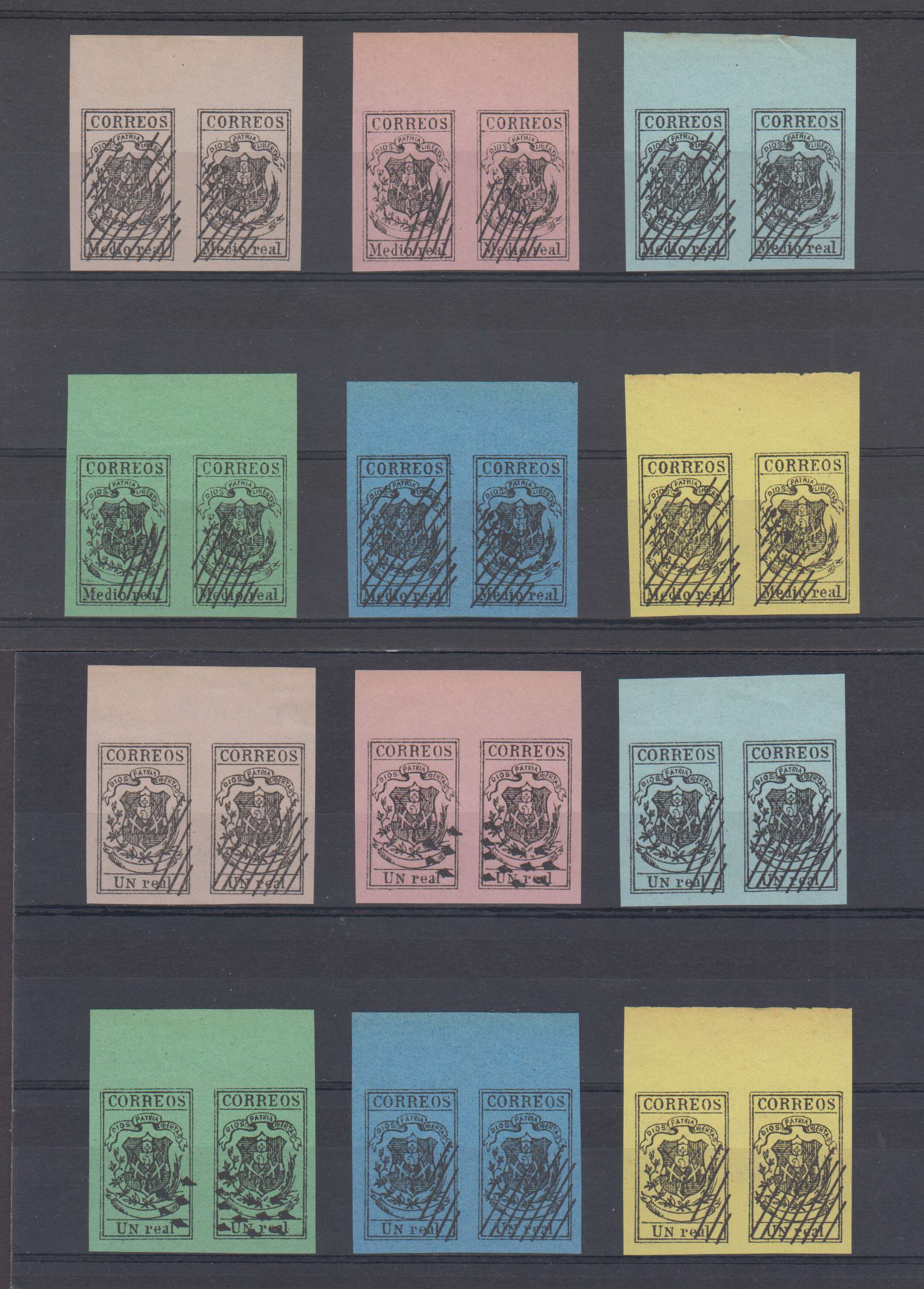 Dominican Republic 1866 — Coat of Arms & Map