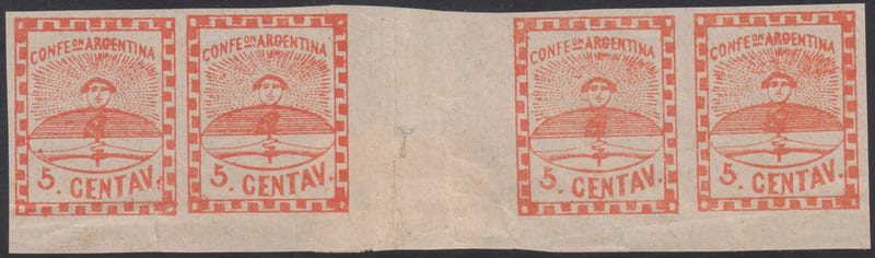 Argentina 1858 — Confederation
