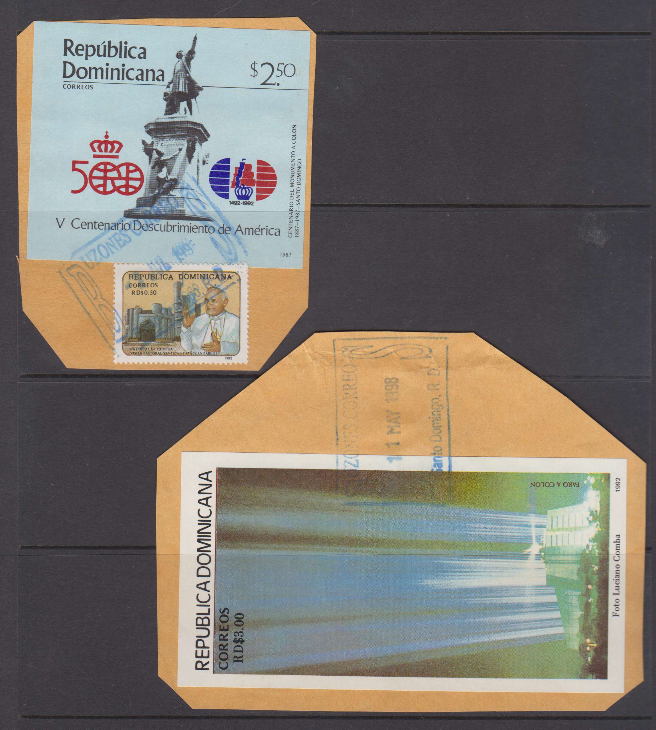 Dominican Republic 1987 — Better group of 4 souvenir sheets
