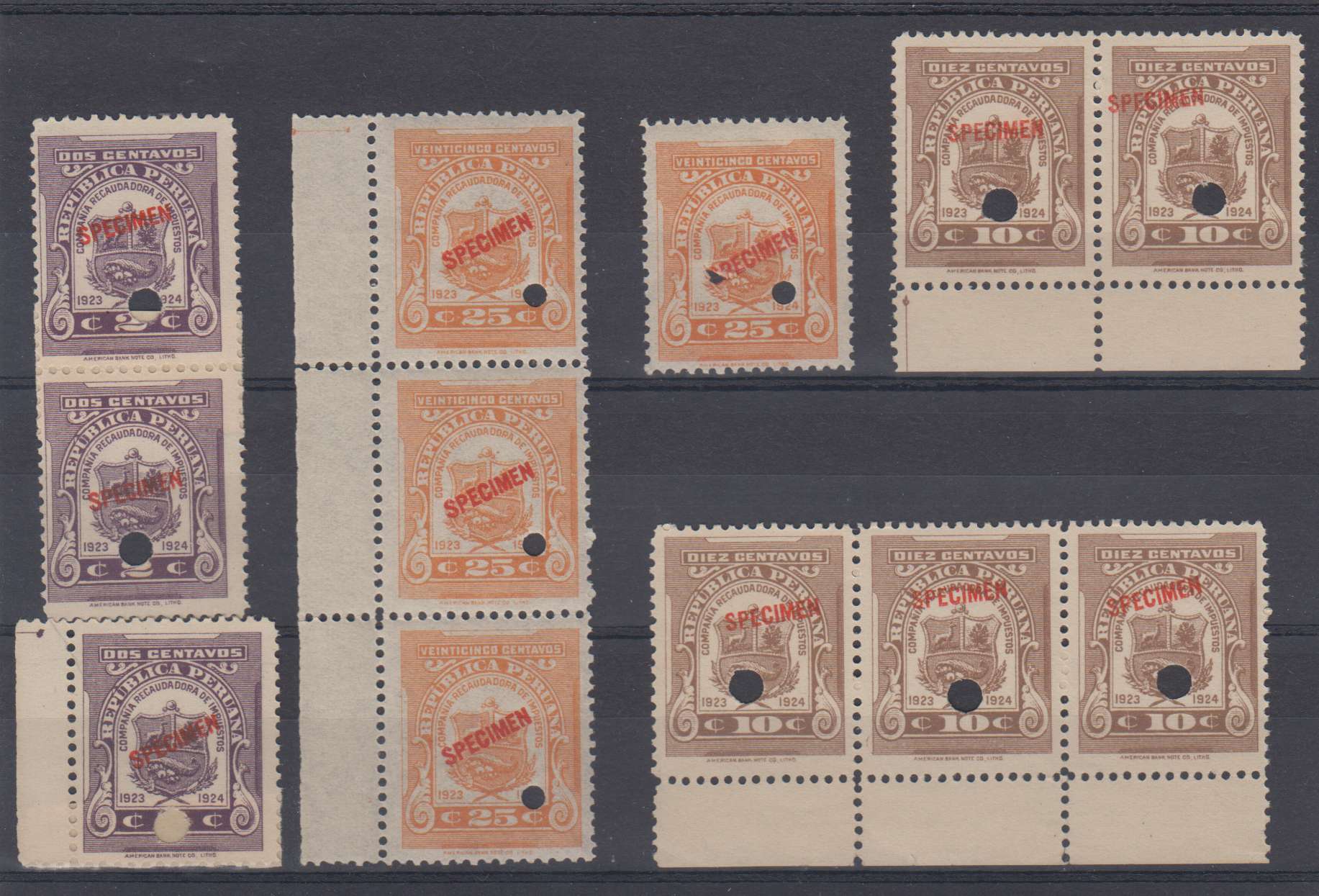 Peru 1911 — Revenues