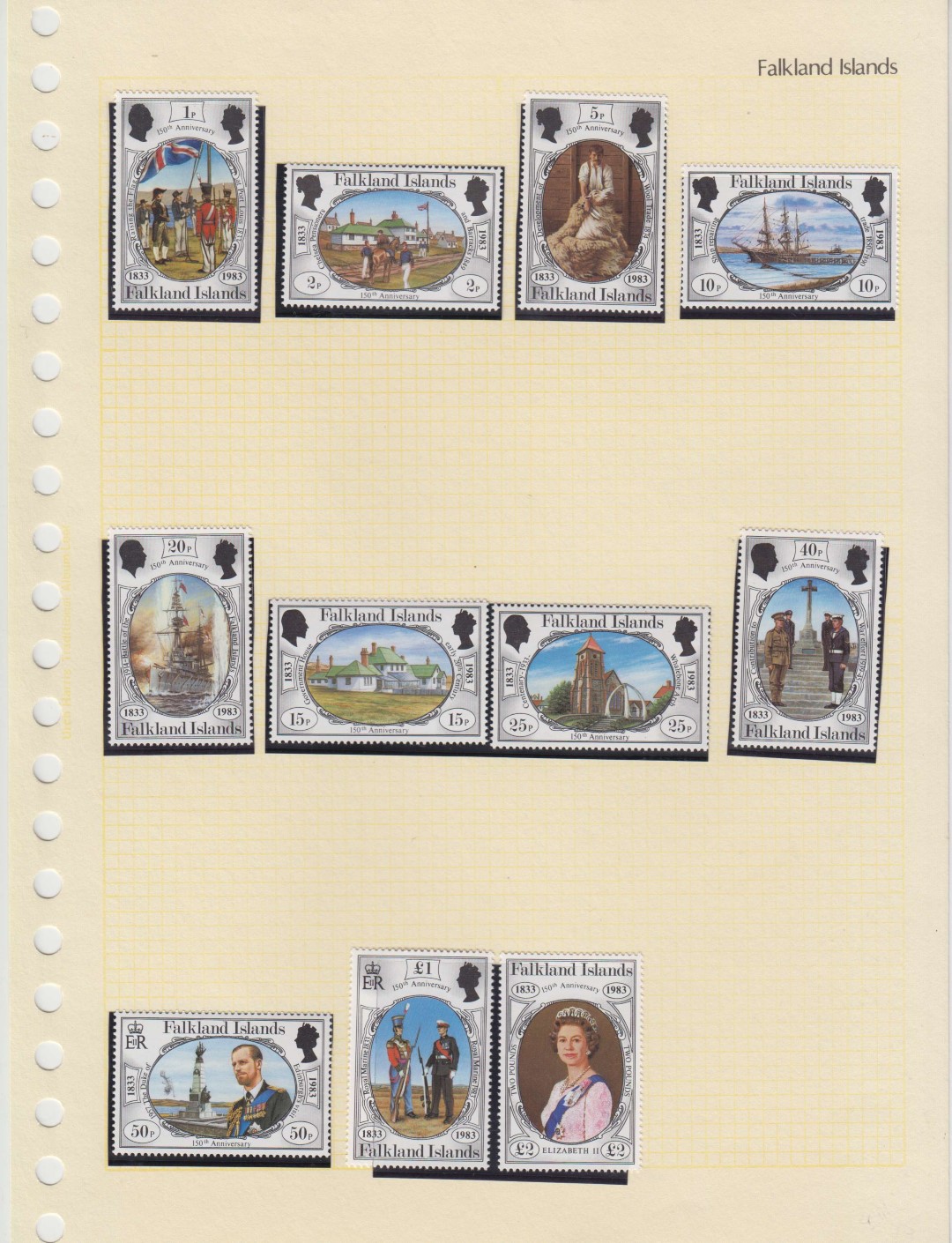 Falkland Islands 1938 — Better collection mounted on 26 album pages including key values & full sets plus some…