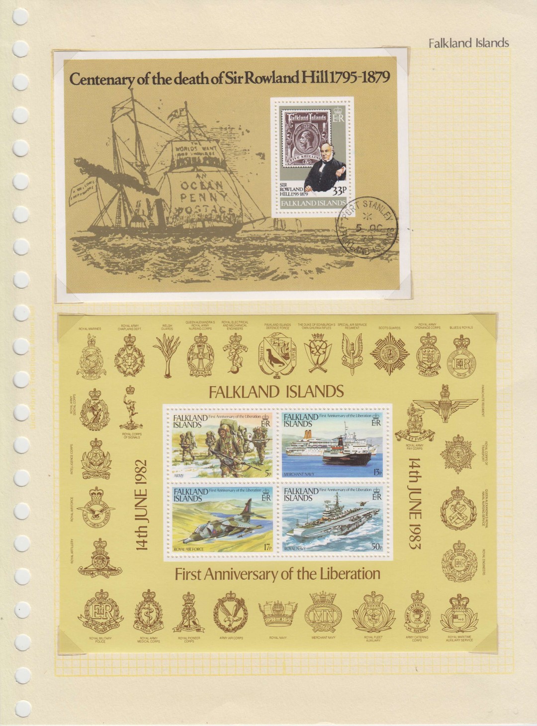 Falkland Islands 1938 — Better collection mounted on 26 album pages including key values & full sets plus some…