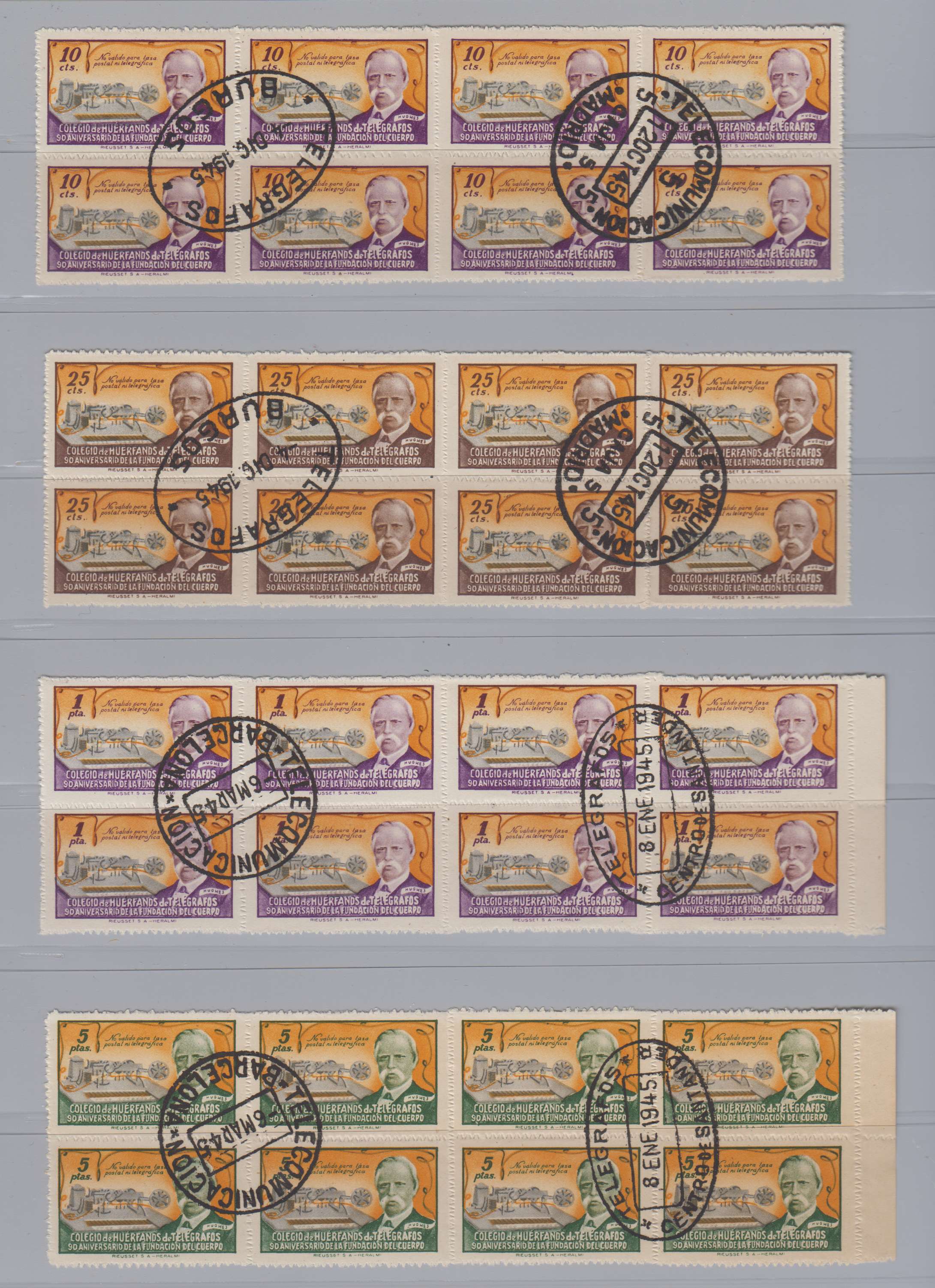 Spain 1945 — Telegraph