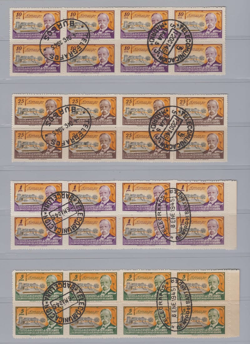 Spain 1945 — Telegraph