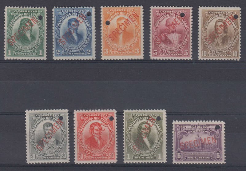 Ecuador 1909 — National Exposition issue