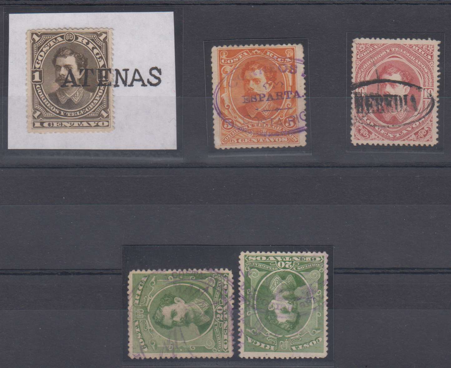 Costa Rica 1899 — Soto isuue