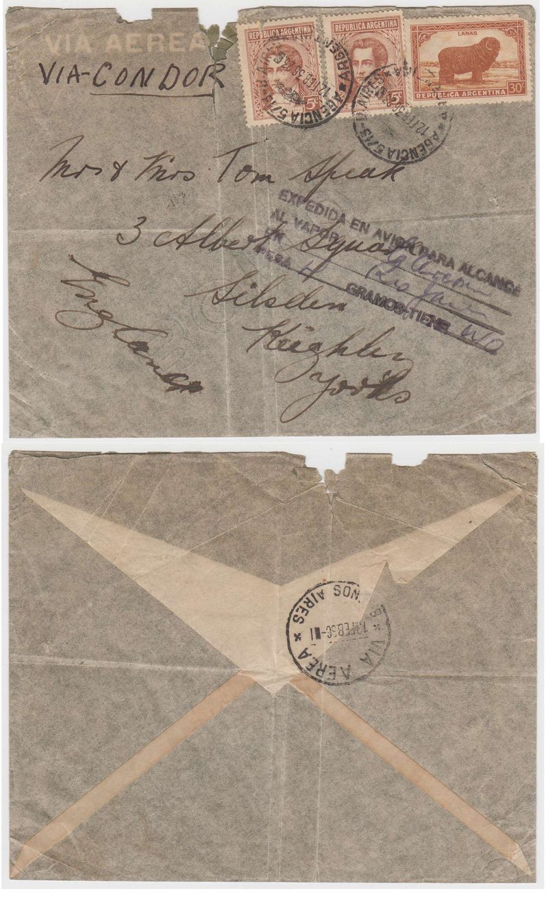 Argentina 1936 — Proceres Y Riquezas
