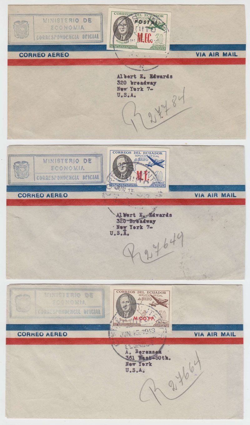 Ecuador 1949 — June 15