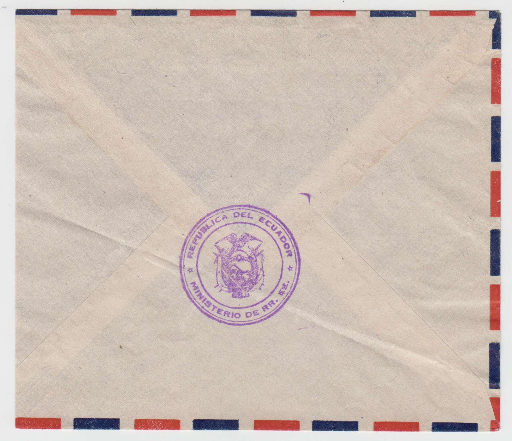 Ecuador 1949 — Roosevelt air post semi official issue