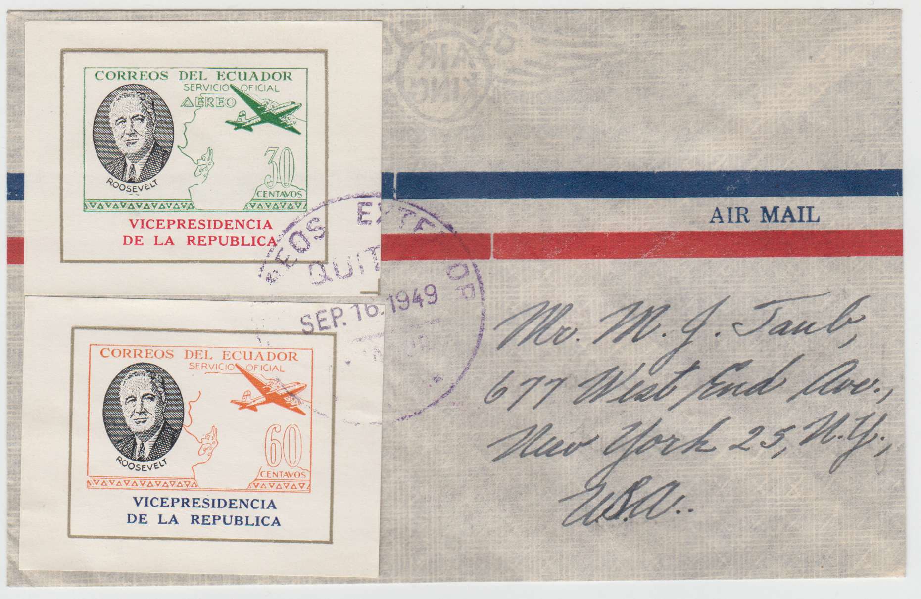 Ecuador 1949 — Sep 16
