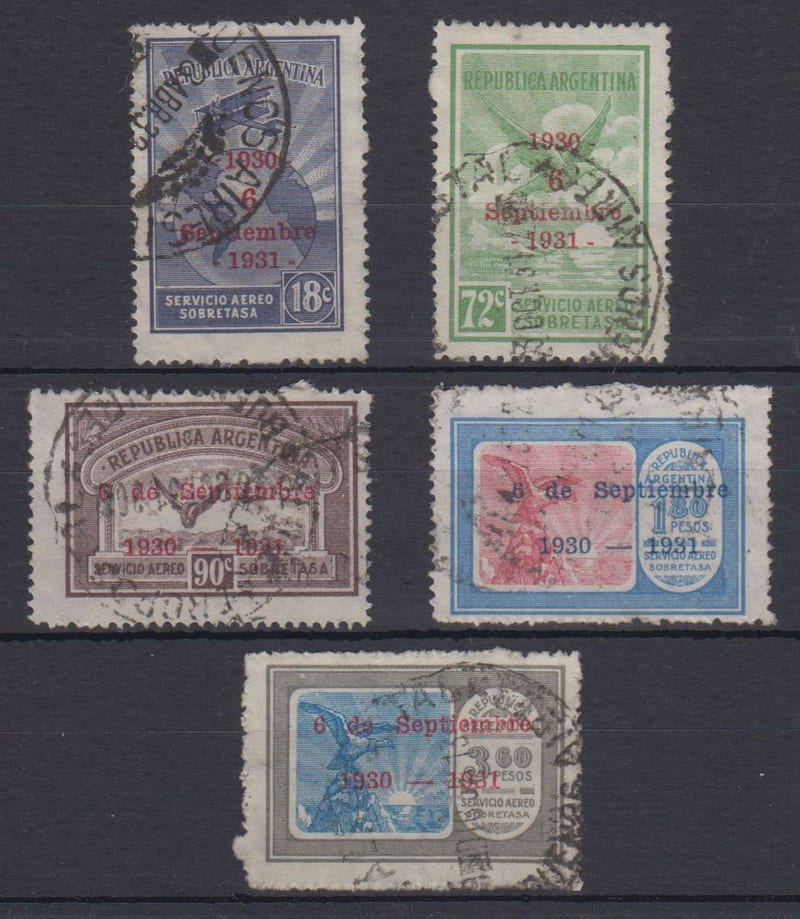 Argentina 1931 — Scott C30-c34