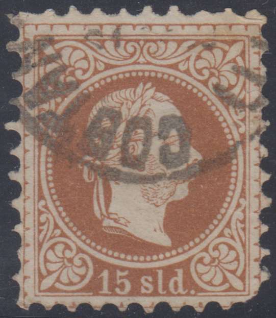 Austria Offices in Turkey 1876 — Scott 7I used by Costantinopel cds