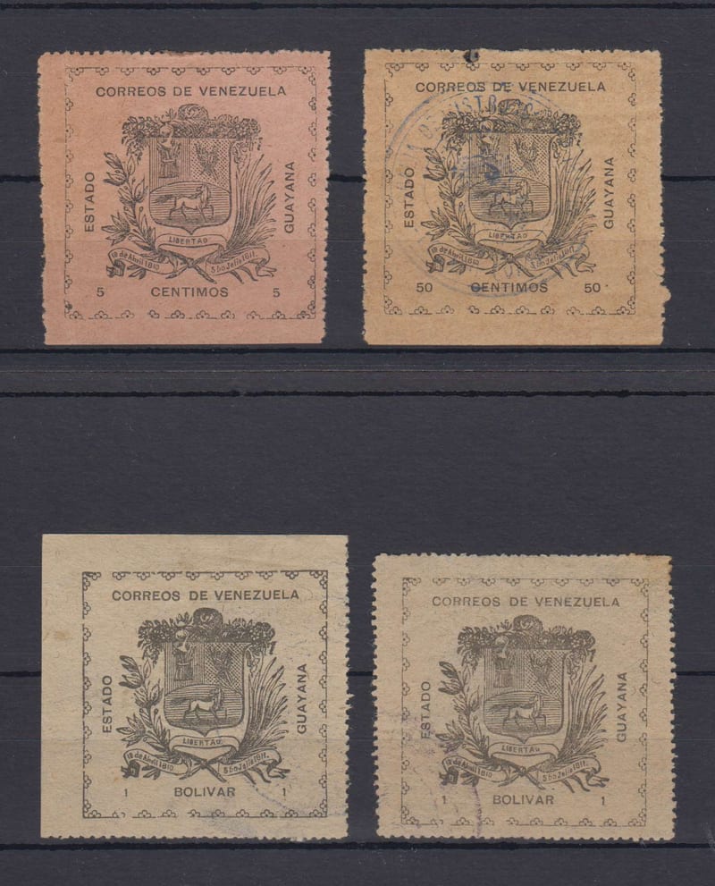 Venezuela 1903 — Scott 11 & 14-15
