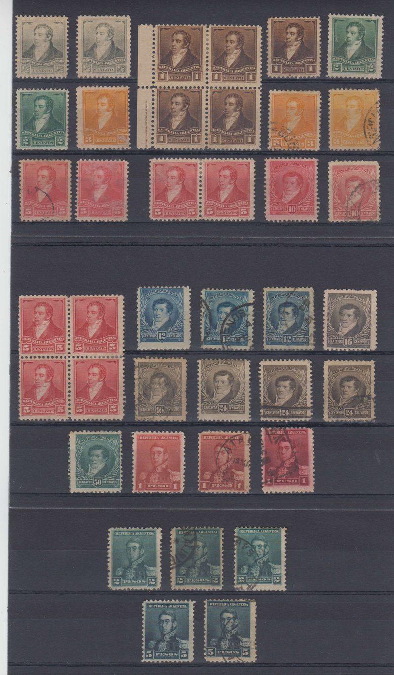 Argentina 1892 — Scott 92-105