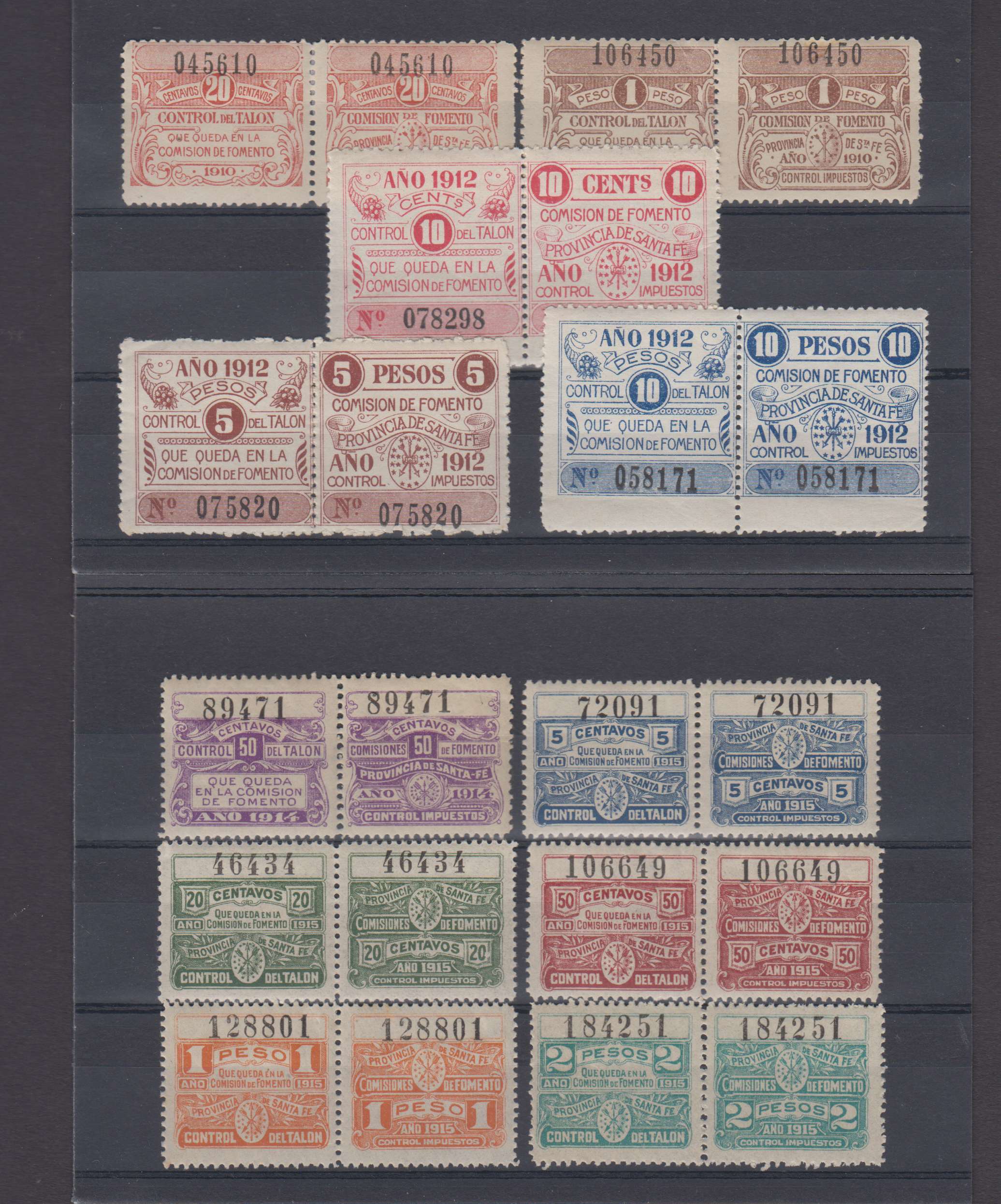 Argentina 1899 — Revenues