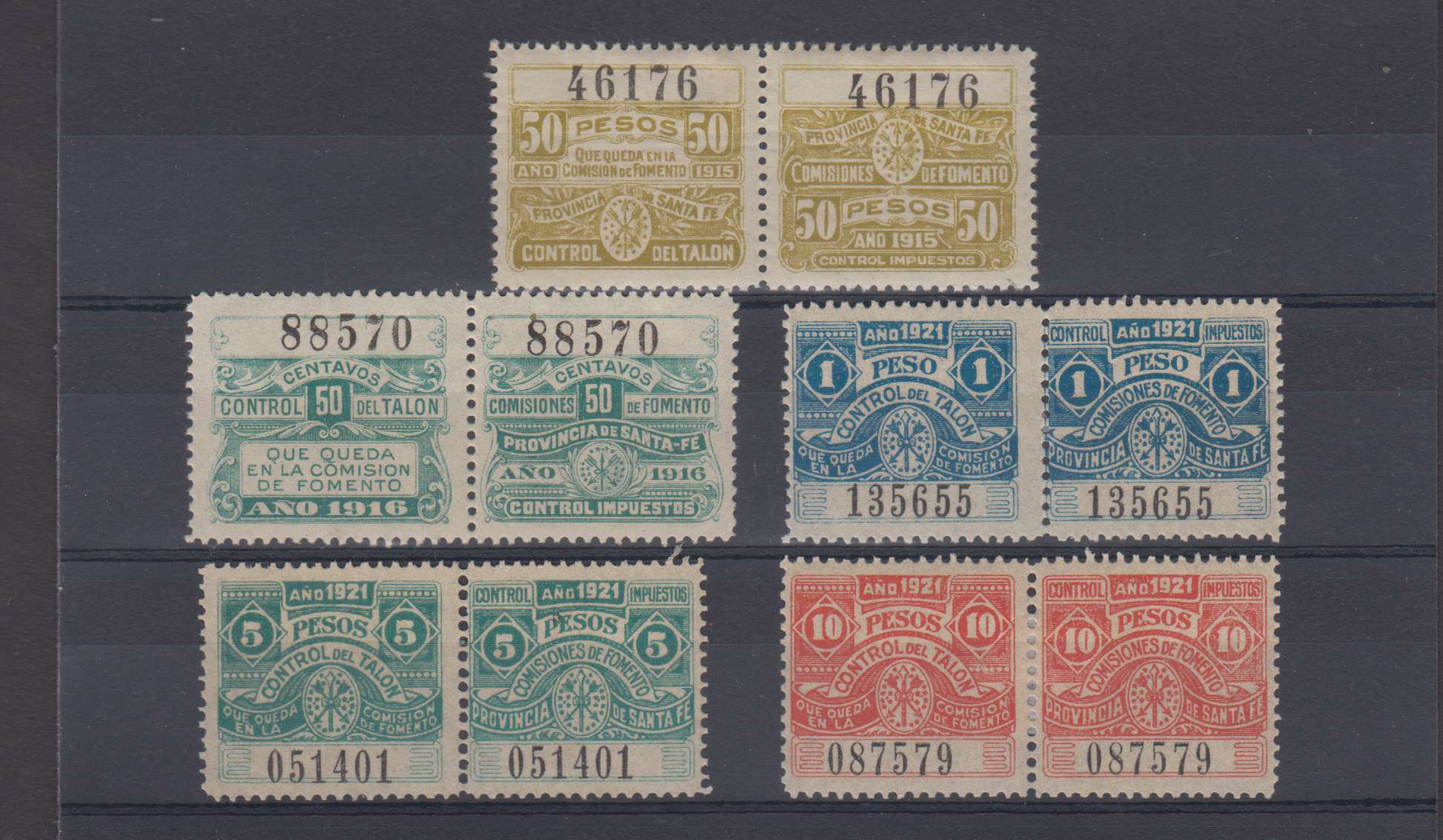 Argentina 1899 — Revenues