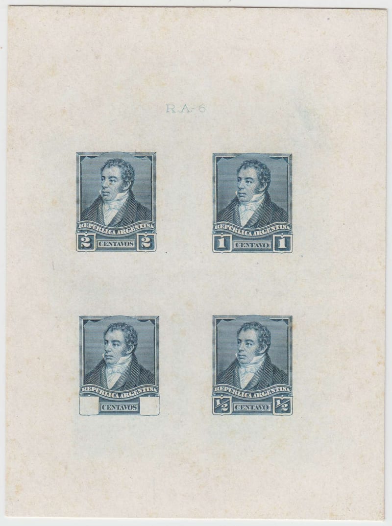 Argentina 1892 — Scott 92-94 & no value stated