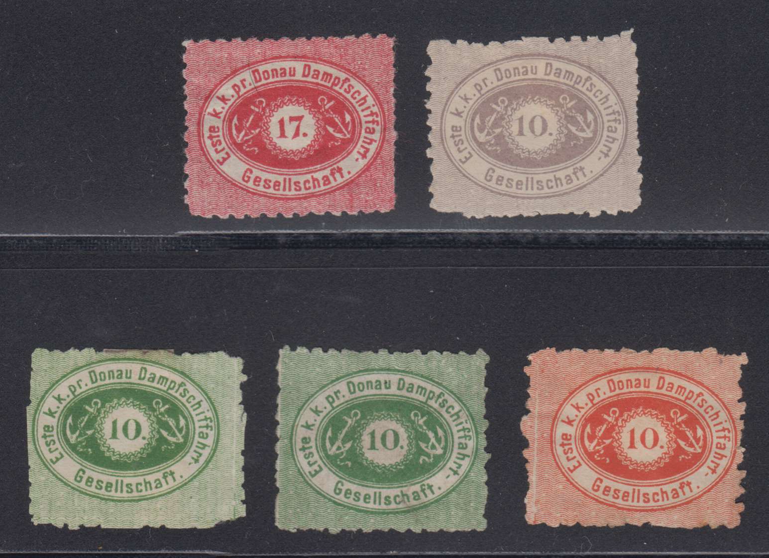 Austria 1866 — Danube Steam Navigation Company