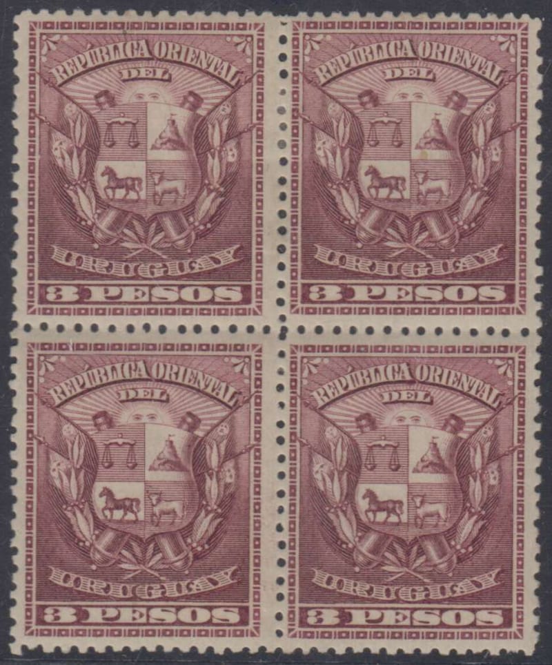 Uruguay 1894 — Scott 107