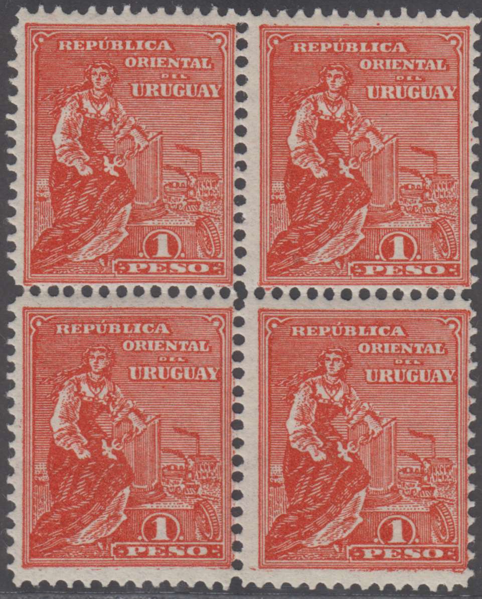 Uruguay 1910 — Scott 195