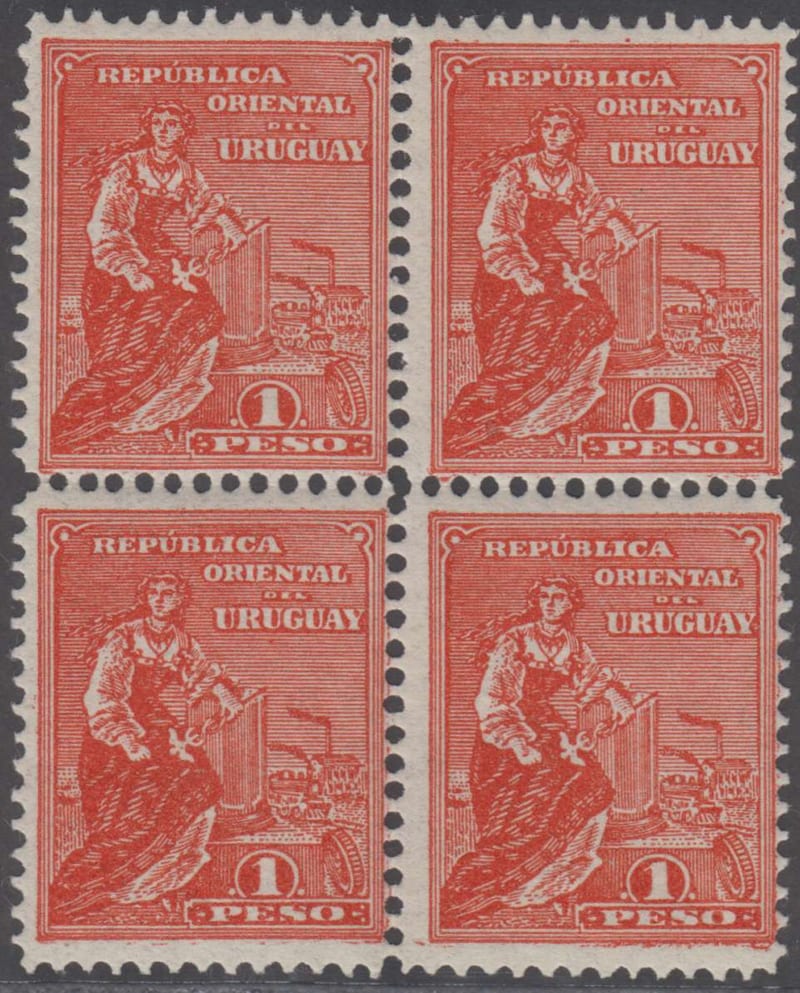 Uruguay 1910 — Scott 195