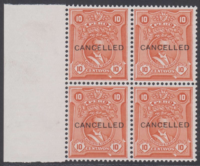 Peru 1930 — Leguia
