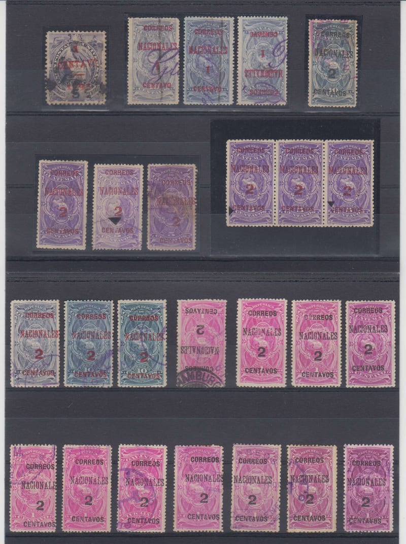 Guatemala 1895 — Specialized group
